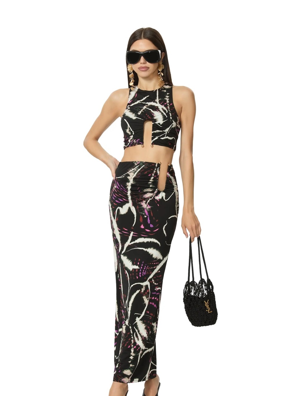 Aven Skirt - Night Daisy